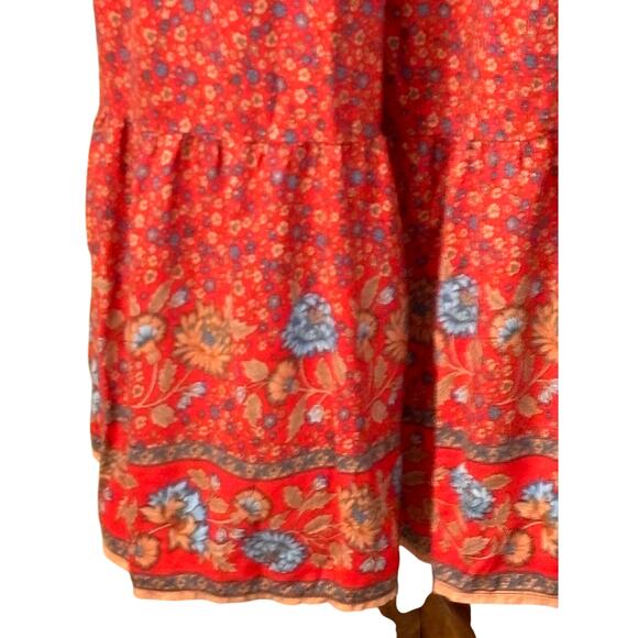 Natural LIfe Zoe red/blue wide leg jumpsuit, effortless, travel, bohemian, beach - Picture 5 of 7